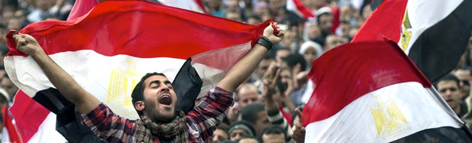 Uno de los jóvenes que participaron en la 'primavera árabe' egipcia.