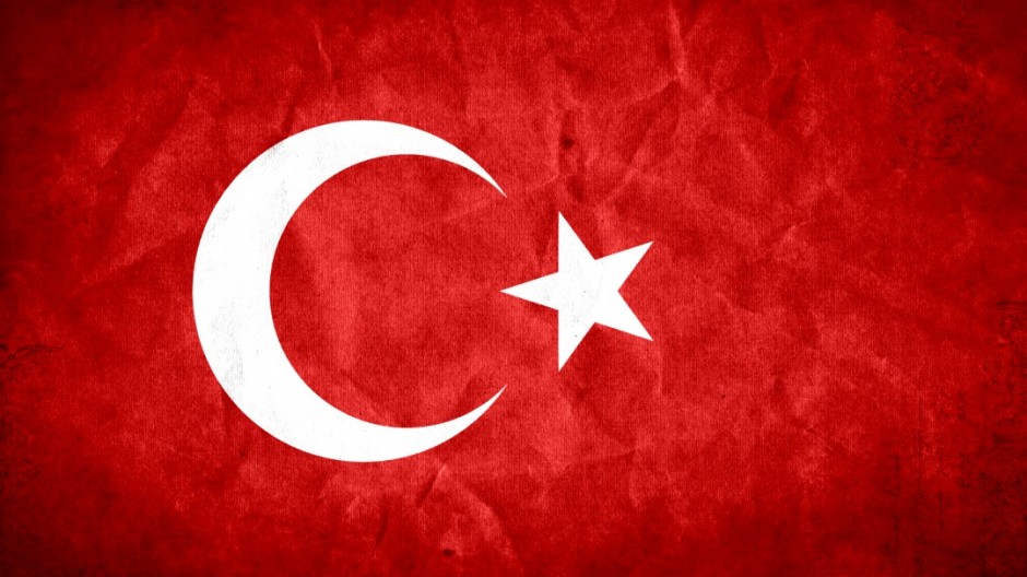 Bandera de Turquía.