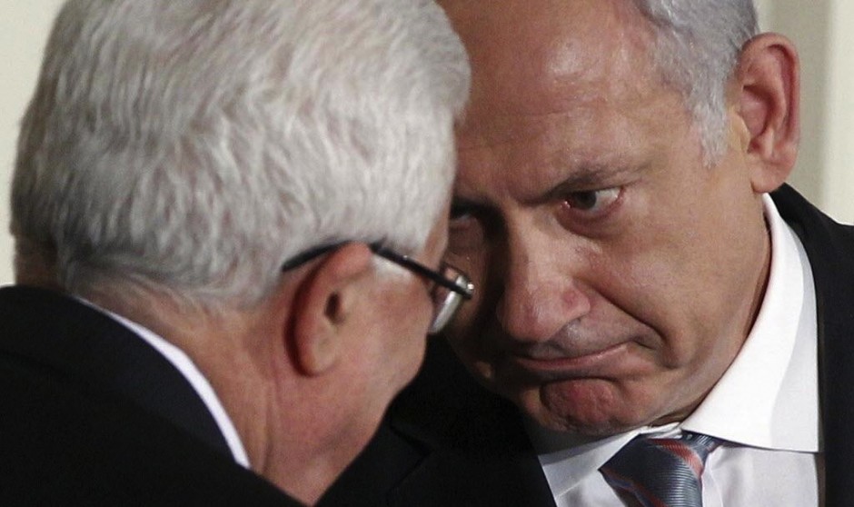 Benjamín Netanyahu y Mahmud Abás.