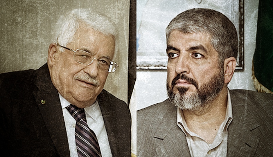 Mahmud Abás y Jaled Meshal