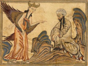 Mahoma y el arcángel Gabriel.