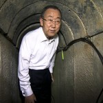 Ban Ki Moon, bajo tierra