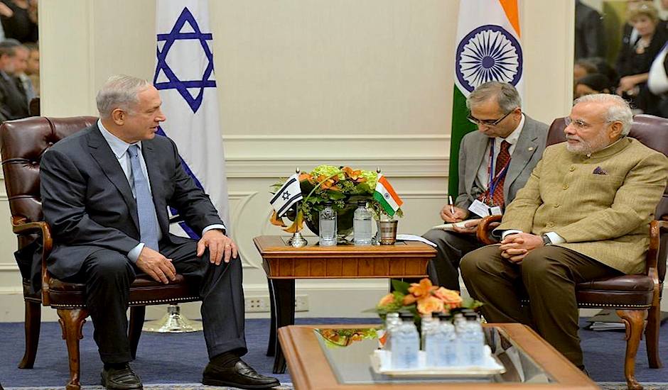 Reunión de los primeros ministros de Israel y la India