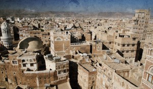 Vista de Sana, capital del Yemen
