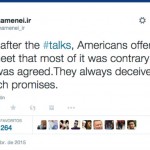 Jamenei: los americanos «siempre engañan»