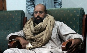 Saif al Islam, hijo de Muamar el Gadafi.