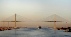 El Canal de Suez (Egipto).