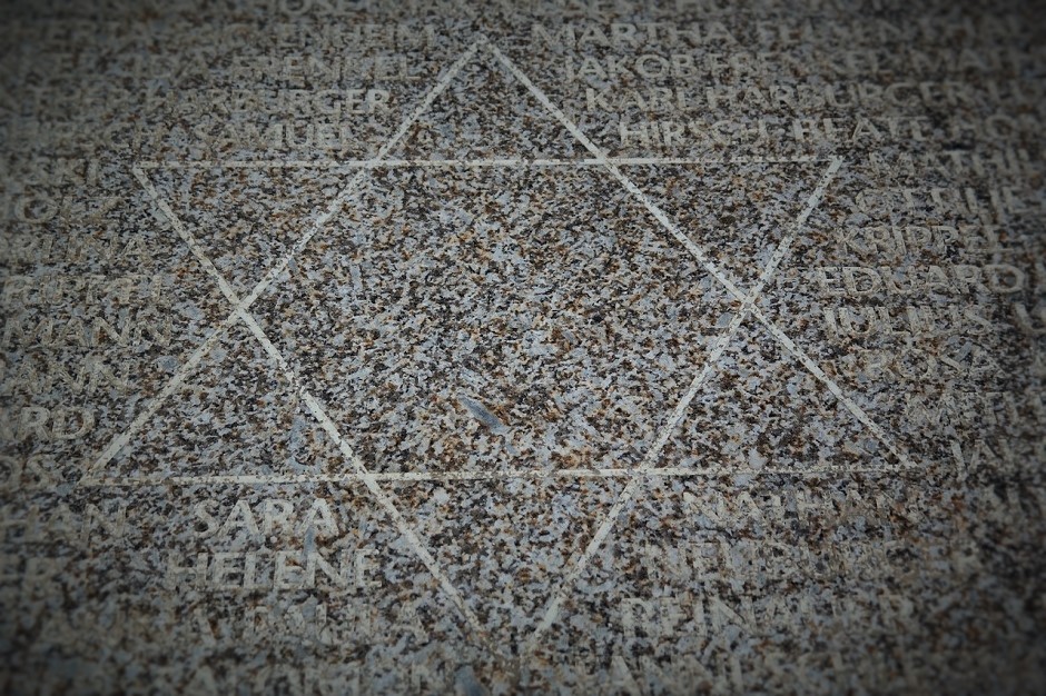 Estrella de David, memorial.
