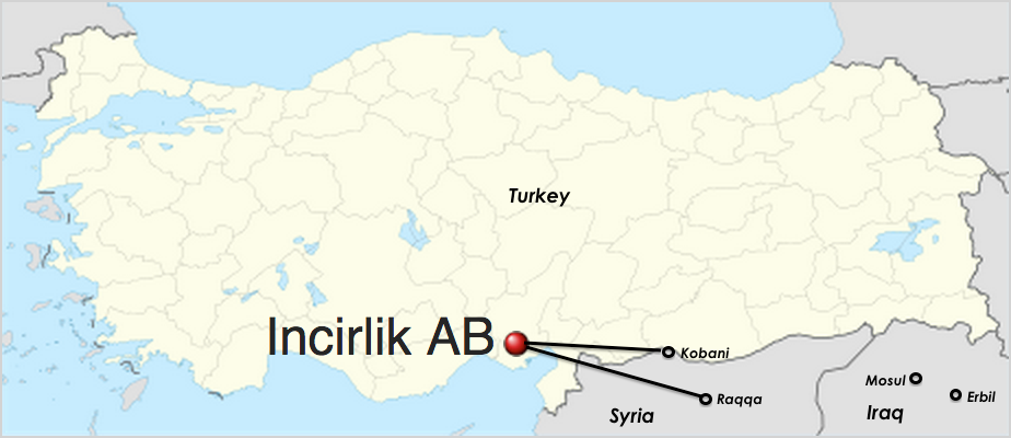 Turquía. Base aérea de Incirlik.