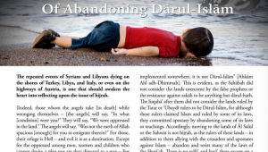 Artículo de la revista 'Dabiq' con la imagen de Aylan Kurdi.