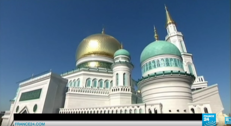 La Gran Mezquita de Moscú, inaugurada por Vladímir Putin el 23 de septiembre de 2015.