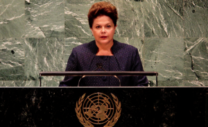 Dilma Rousseff, presidenta del Brasil.