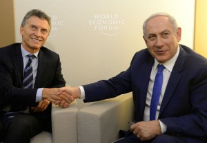 Mauricio Macri y Benjamín Netanyahu.