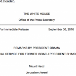 La Casa Blanca ‘tacha’ a Israel