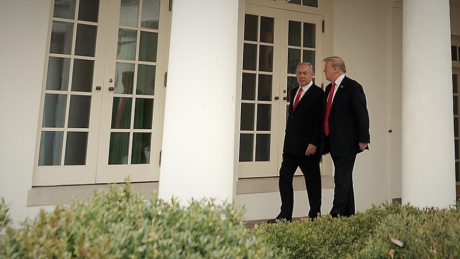 Trump y Netanyahu en la Casa Blanca