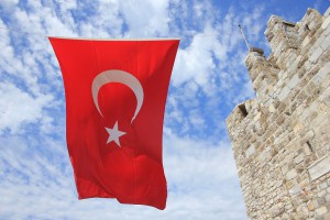 Bandera Turquía Muro 940x626